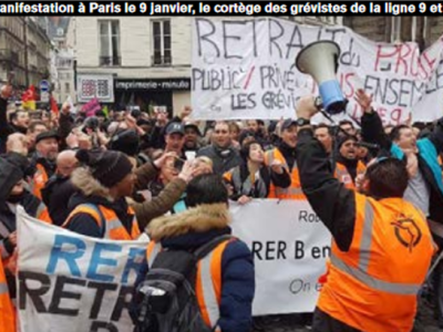 FRANCE : Les organisations syndicales doivent appeler claire-ment à la grève générale jusqu’au retrait de la réforme